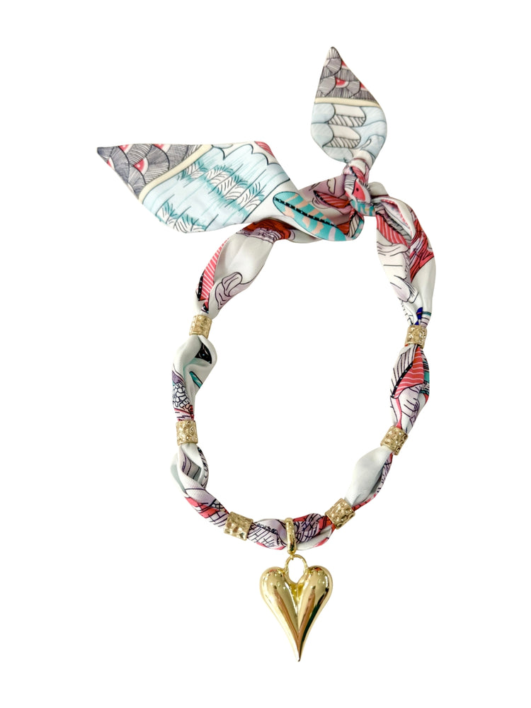 JCB Exclusive | Palm Scarf Necklace