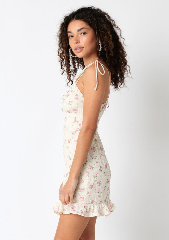 Elisa Floral Tie Dress