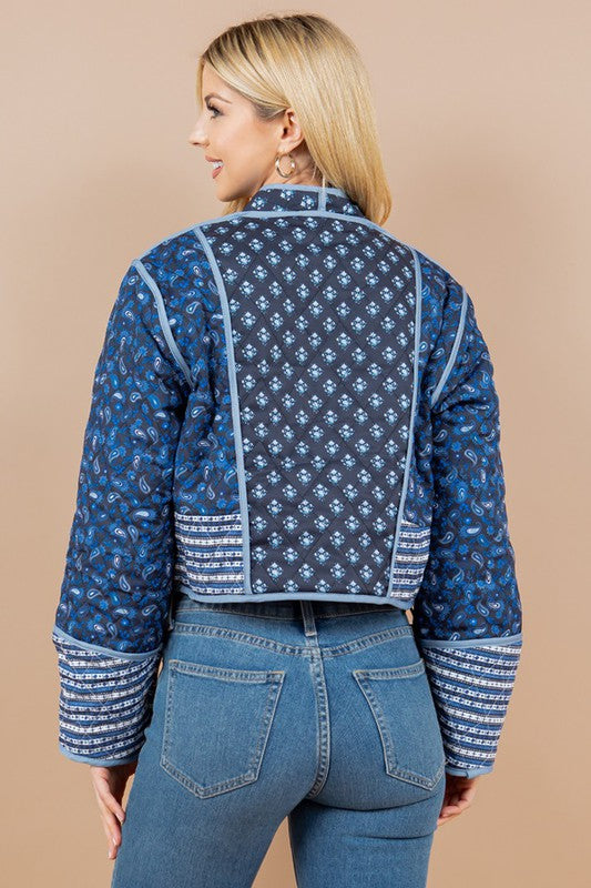 Darby Floral Reversible Quilt Jacket