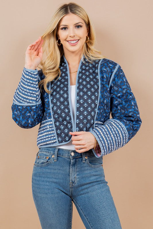 Darby Floral Reversible Quilt Jacket