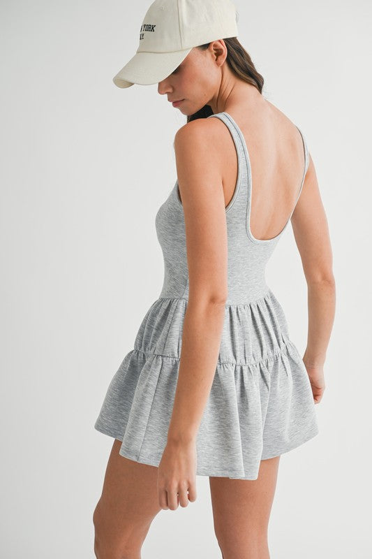 Avalee Tiered Ruffle Active Romper