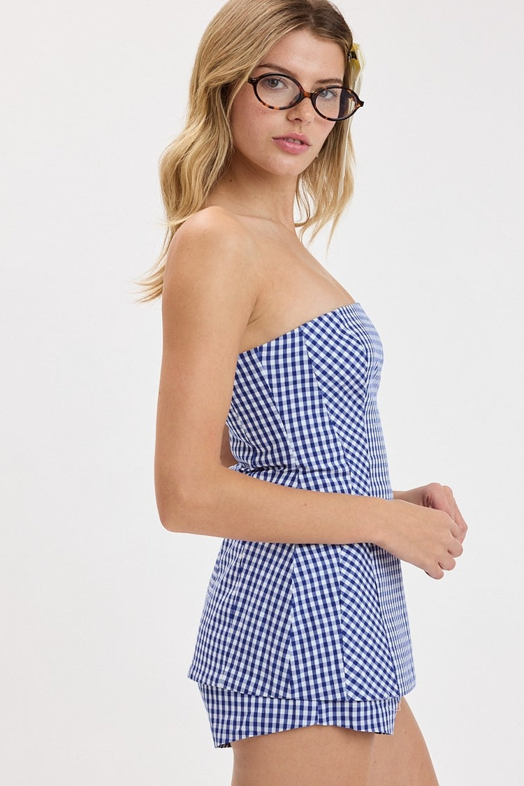 West Hamptons Checkered Set in Royal