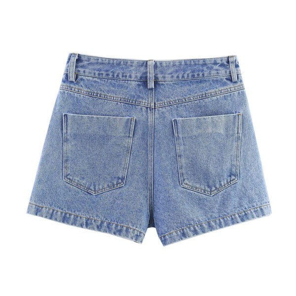 Ivanie Denim Skort Set