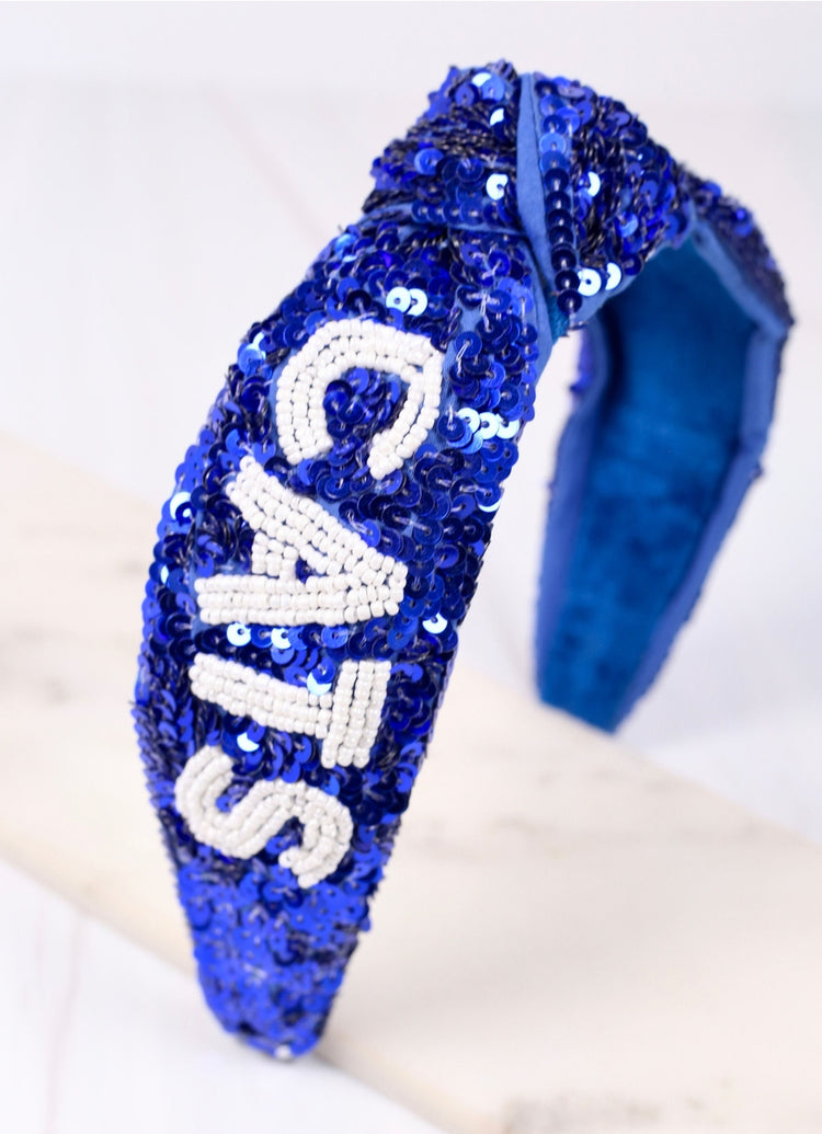Cats Sequin Beaded Headband