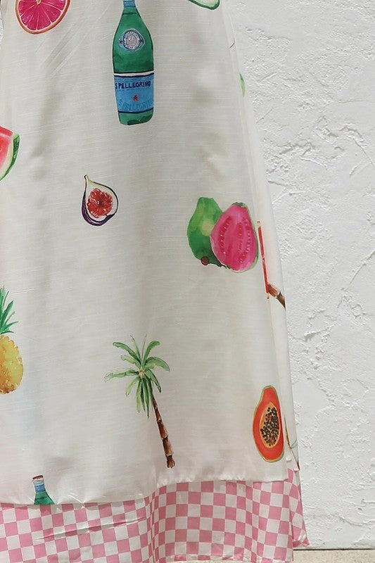 Dulce Printed Vacation Maxi Dress