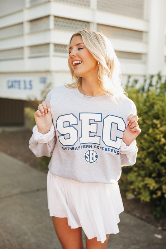 CS x JCB | SEC Throwback Sweatshirt in Grey