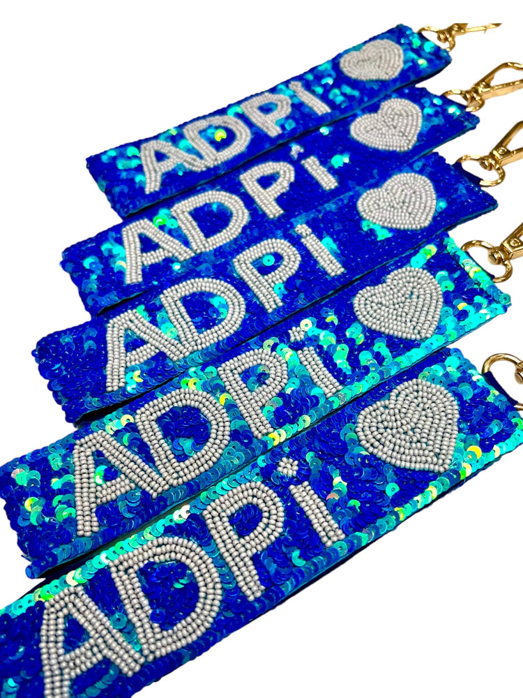 ADPI Heart Sequin Wristlet