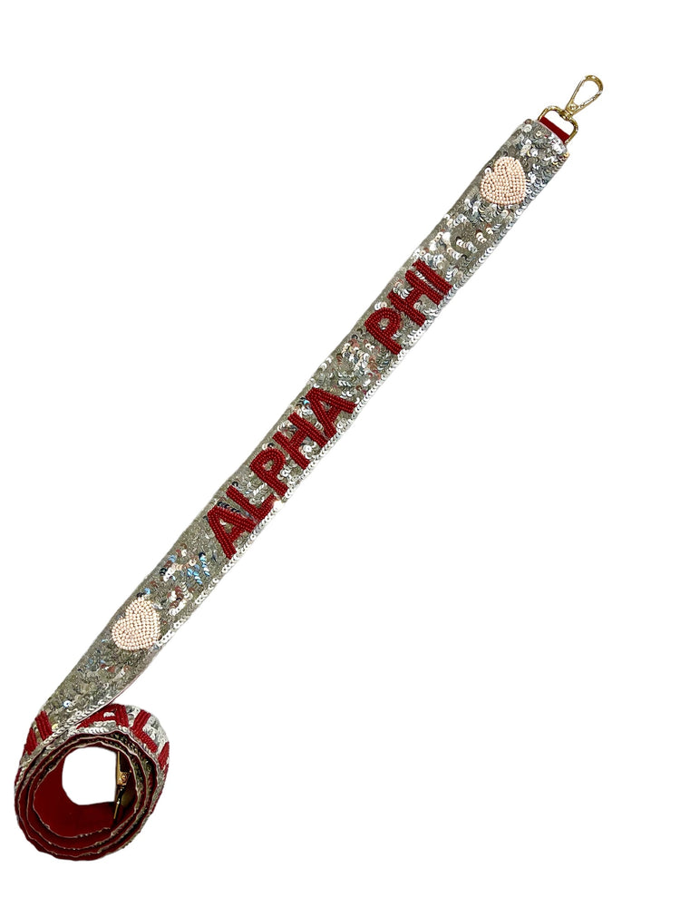 Alpha Phi Beaded Strap