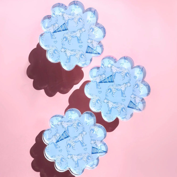 TAD x JCB Exclusive | Kentucky Acrylic Scallop Coaster (1 Pack)