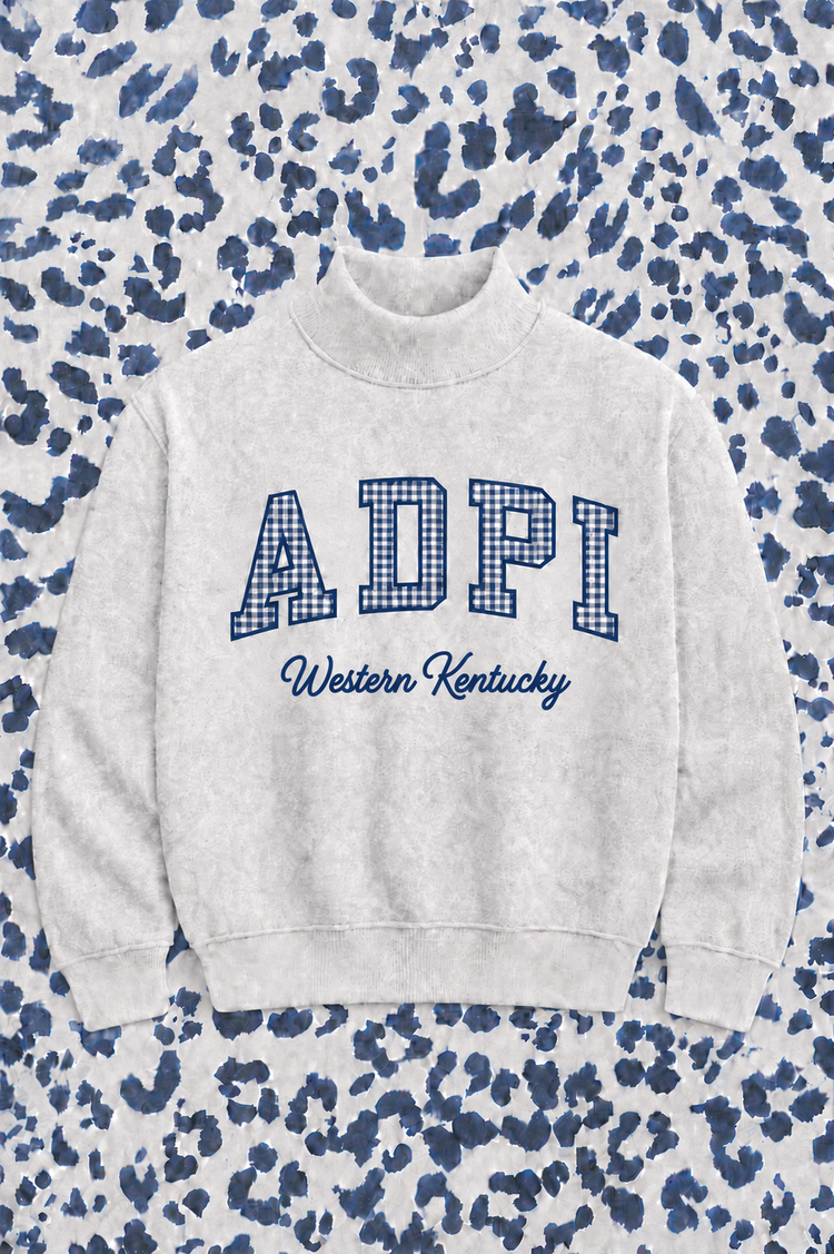 PREORDER: JCB EXCLUSIVE | ADPI WKU Mockneck in Heather Grey