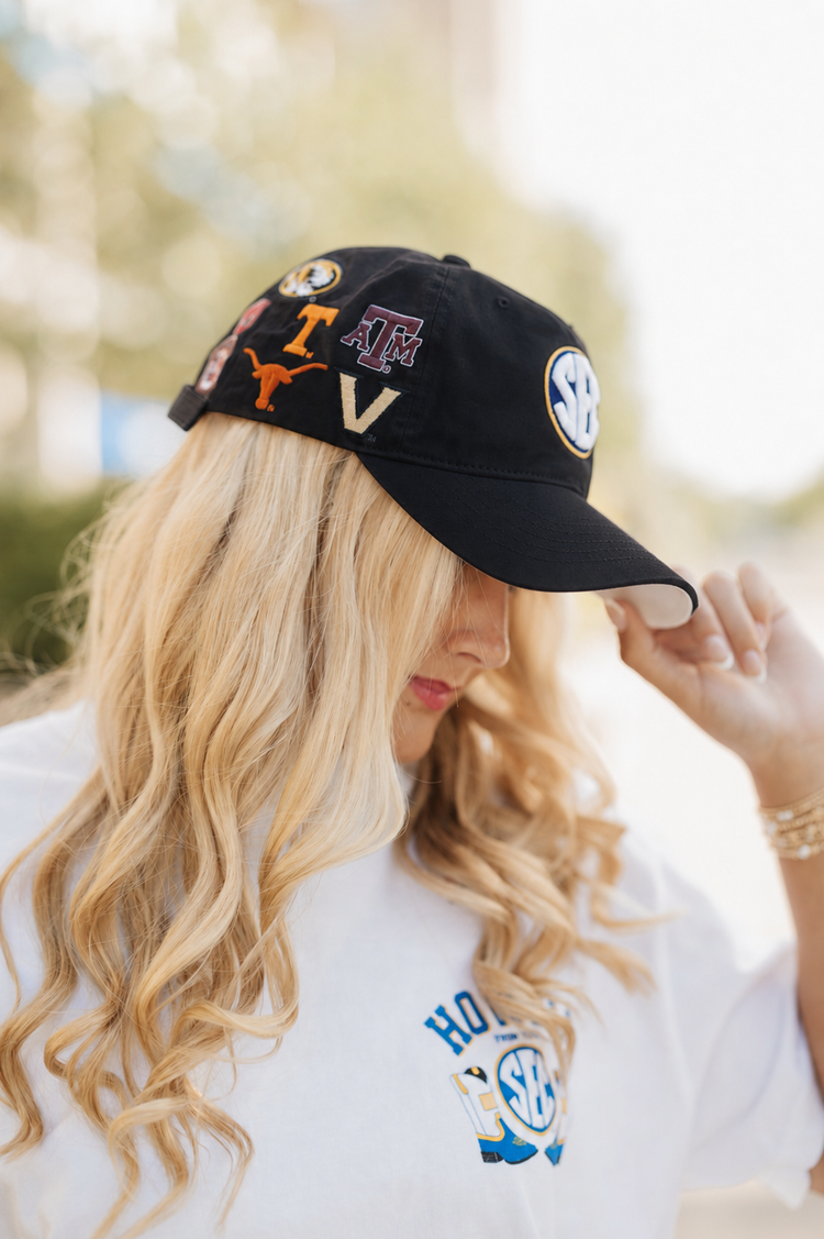 SEC Logo Hat in Black
