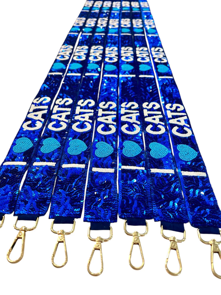 JCB Exclusive | I ♡ Cats Beaded Sequin Purse Strap