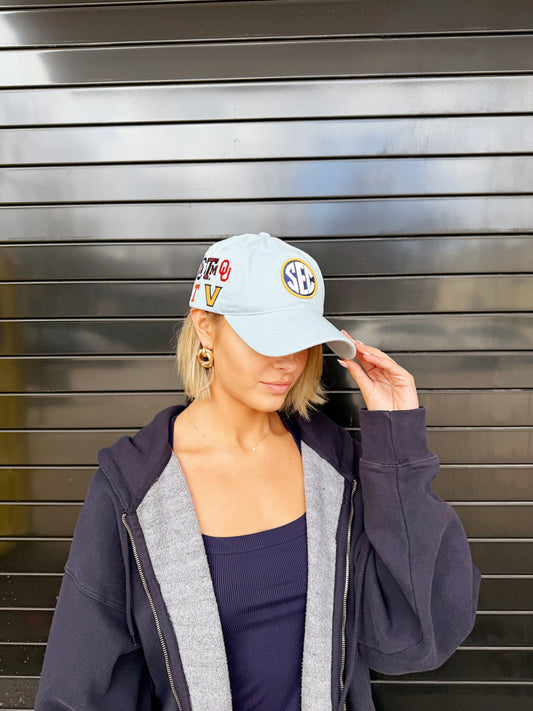 SEC Logo Hat in Blue