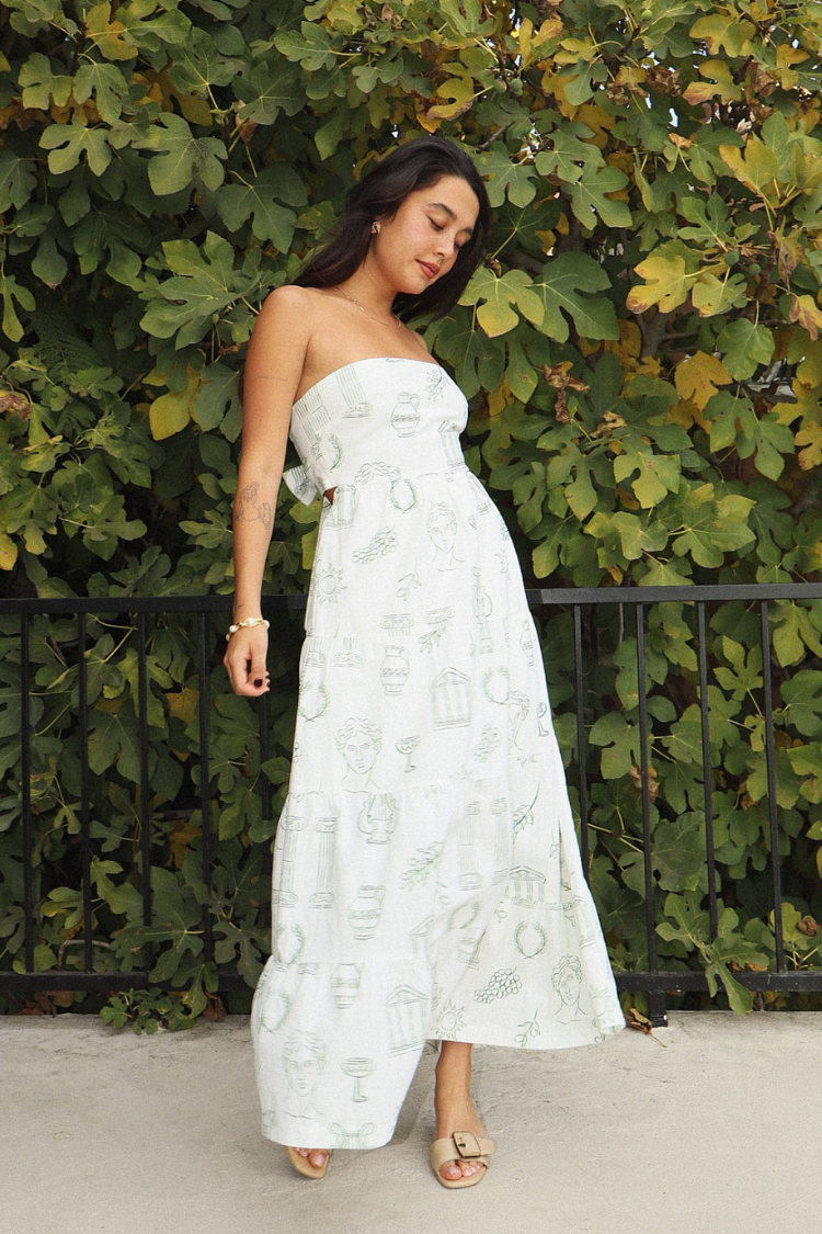 It's Giving Greece Maxi Dress
