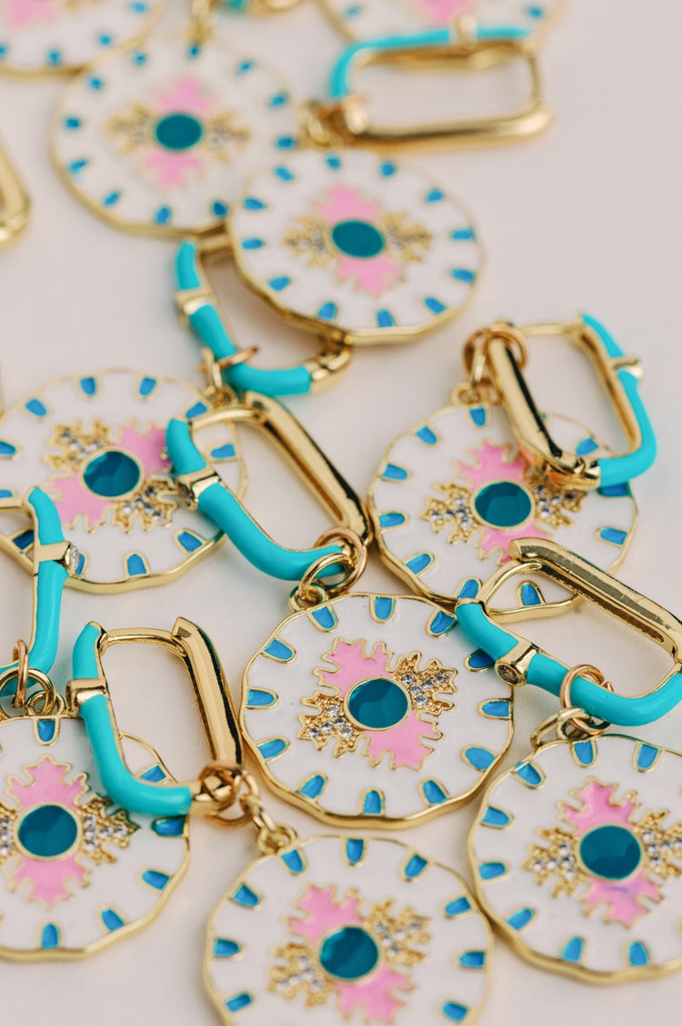 Capri Tile Charm Earrings | St. Armands Designs