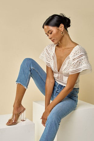 Audree Floral Bodysuit