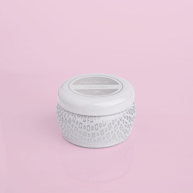 Capri Blue Volcano White Mini Tin