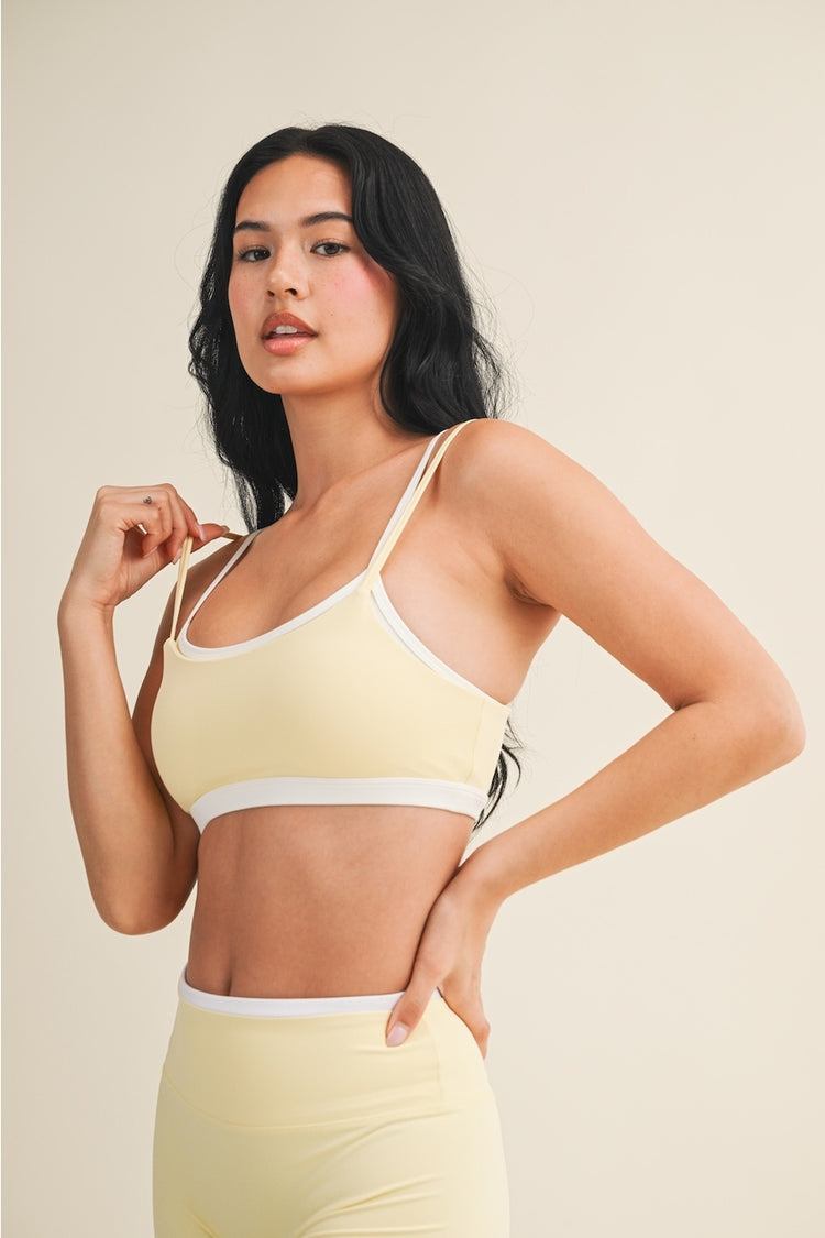 Lola Layered Active Set in Yellow/White