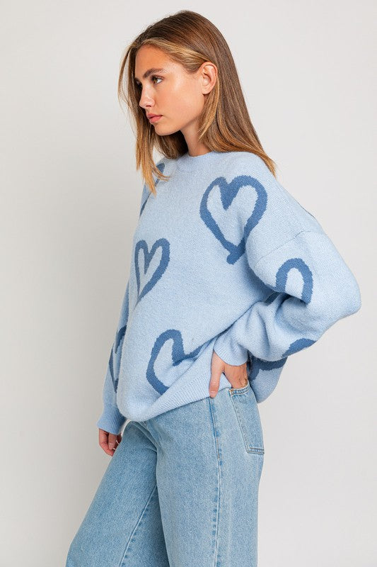 Lockhart Oversized Heart Sweater