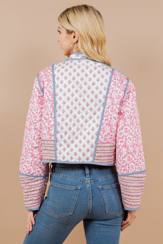 Darby Floral Reversible Quilt Jacket
