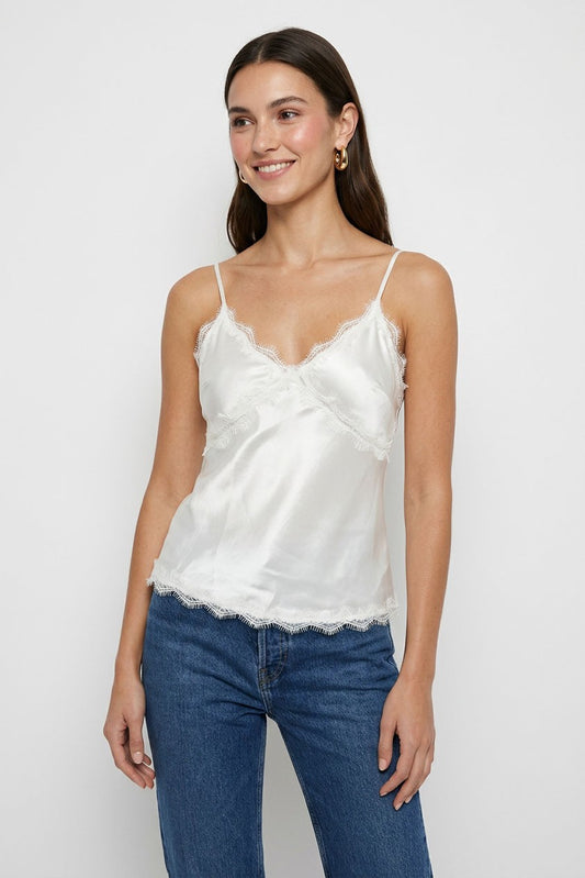 Lenora Lace Cami in Cream