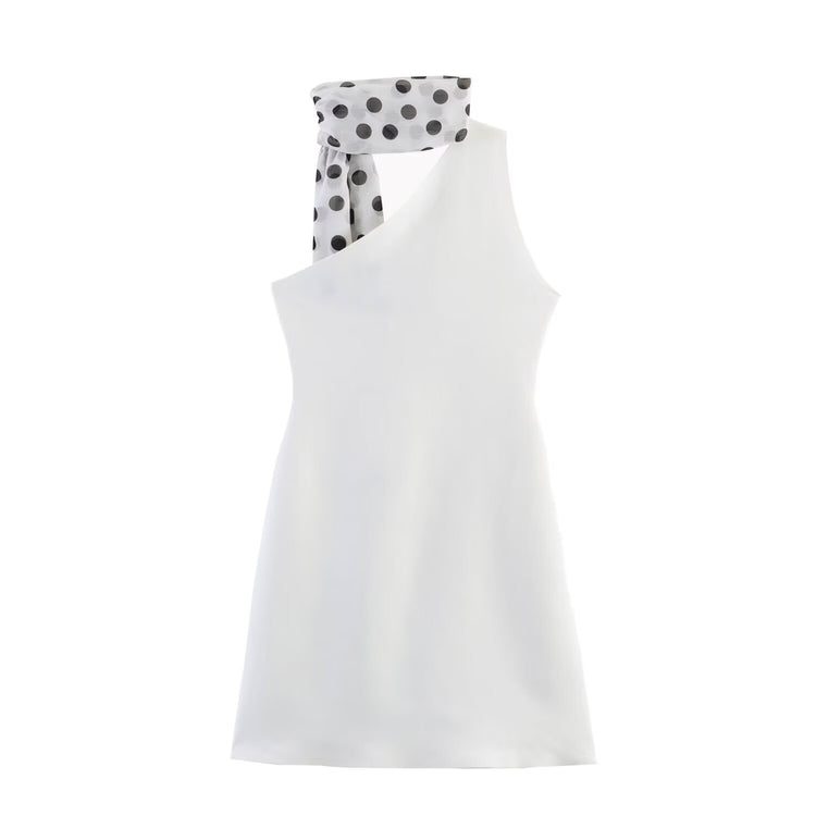 Jacqueline Halterneck Bandana Polka Dot Dress