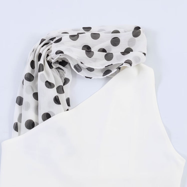 Jacqueline Halterneck Bandana Polka Dot Dress