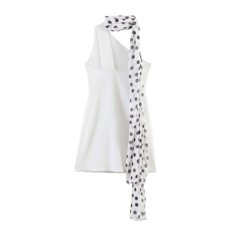 Jacqueline Halterneck Bandana Polka Dot Dress
