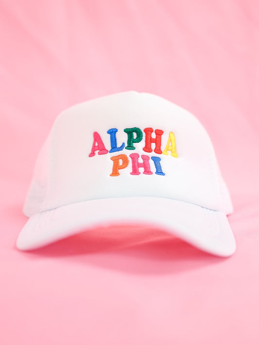 Alpha Phi Trucker Hat