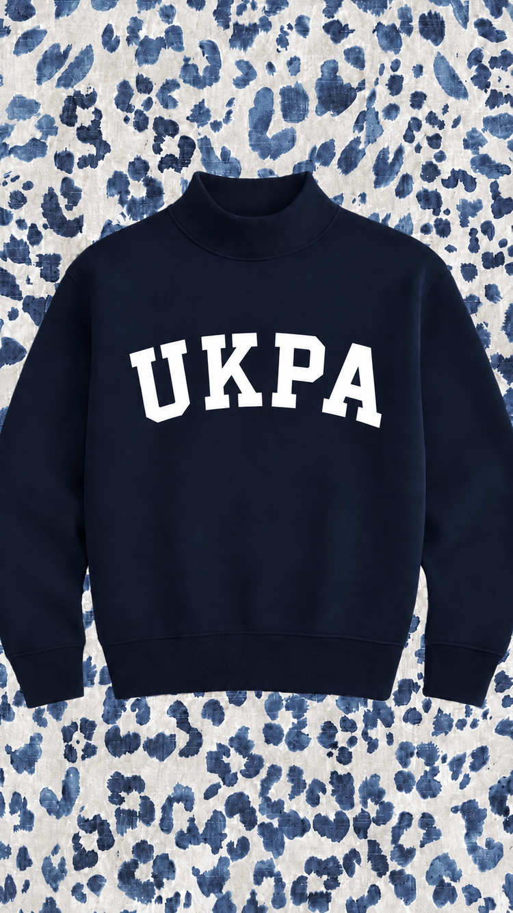 PREORDER: JCB Exclusive | UKPA Mockneck Sweatshirt (Navy)