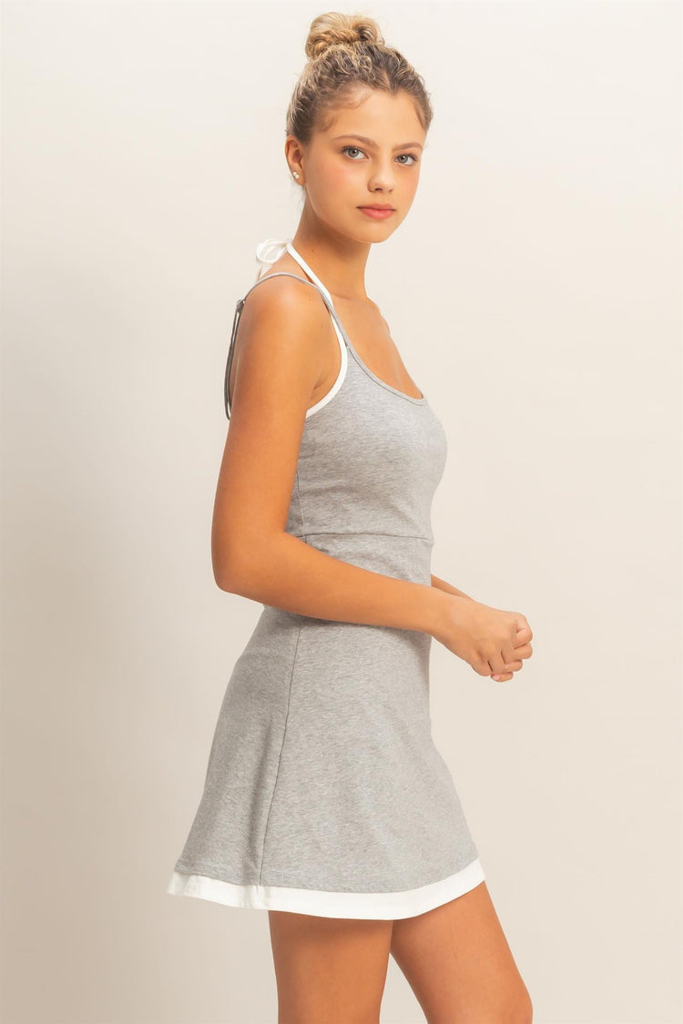 Lo Layered Halter Active Dress