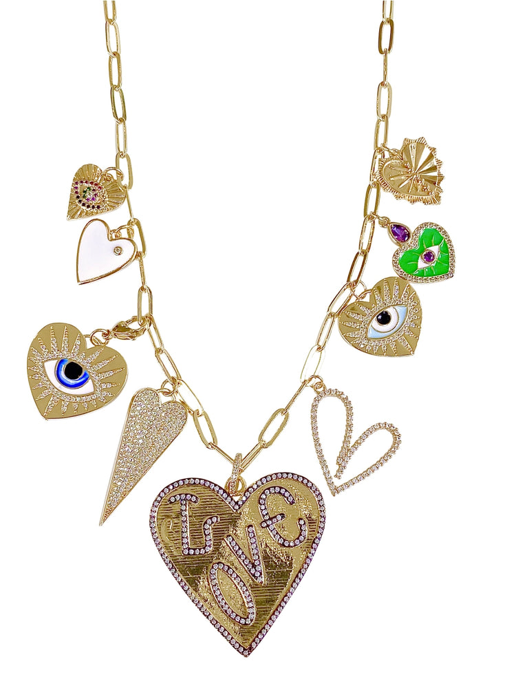PREORDER: Heart Party Charm Necklace