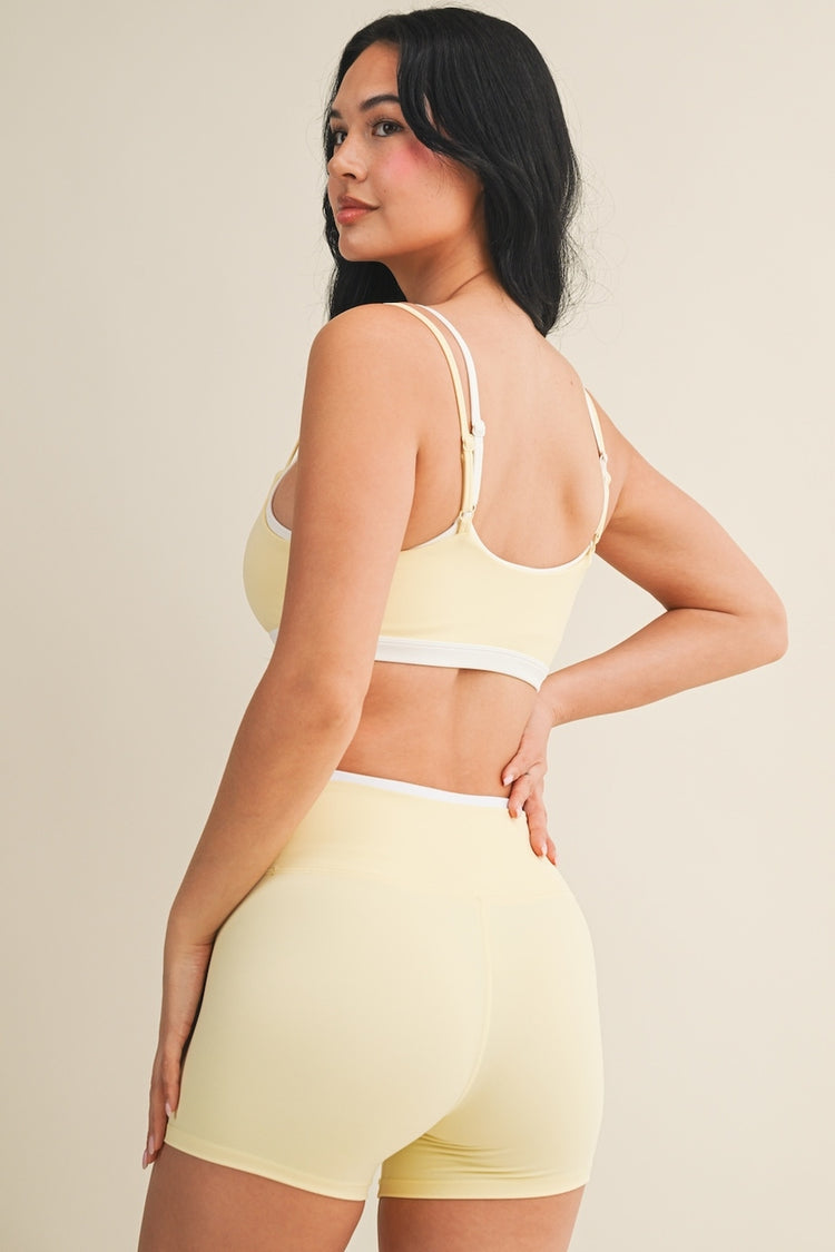 Lola Layered Active Set in Yellow/White