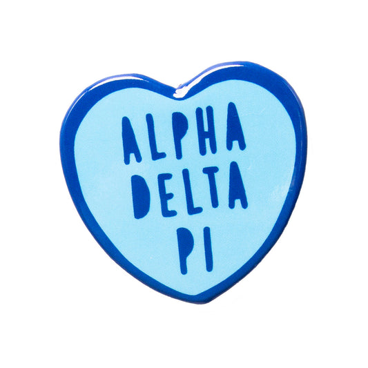 Over The Moon Greek | ADPI Heart Button