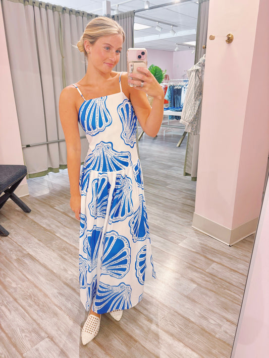 Cabana Club Shell Maxi Dress