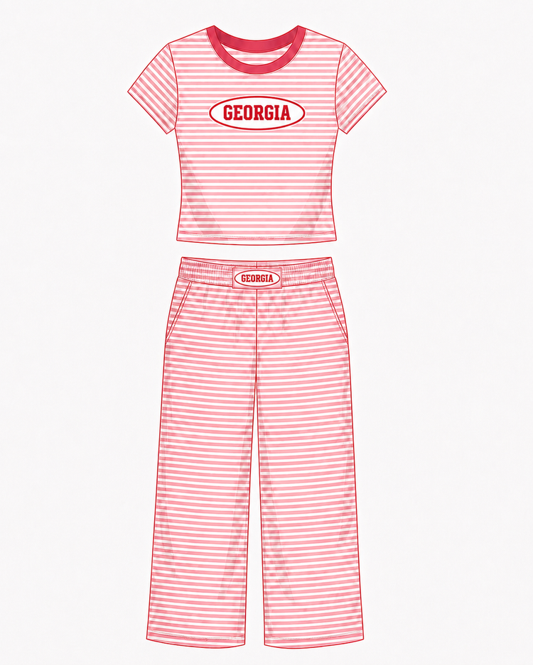 JCB Exclusive | Georgia Oval Patch Stripe Set
