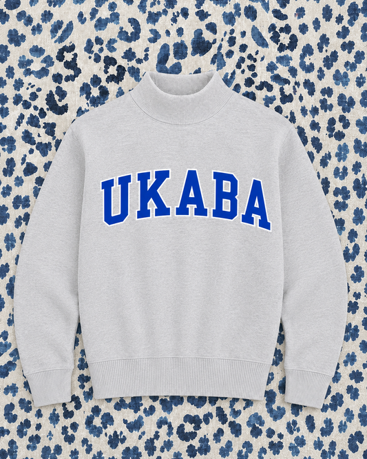 PREORDER: JCB Exclusive | UKABA Mockneck Sweatshirt (Heather Grey)