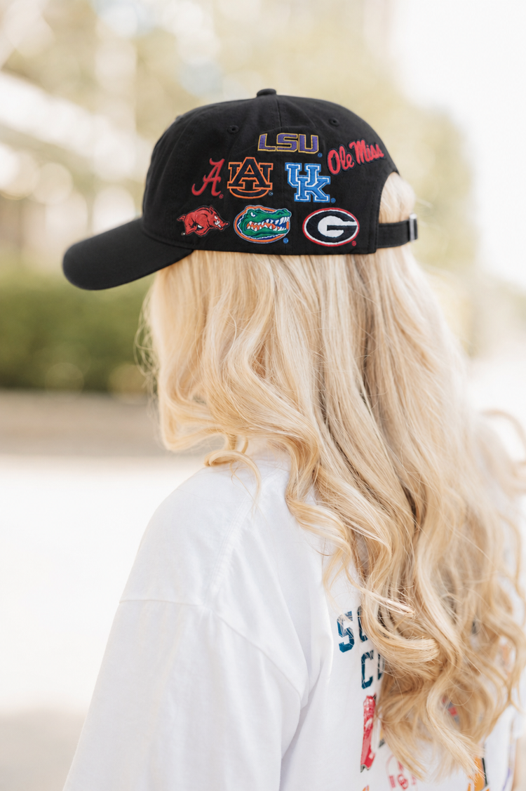 SEC Logo Hat in Black