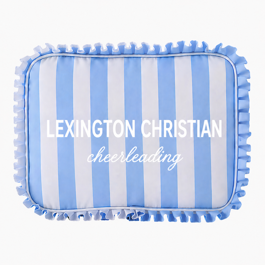 PREORDER: JCB Exclusive | Lexington Christian Cheerleading Ruffle Bag
