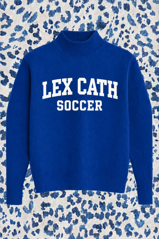 PREORDER: JCB Exclusive | Lexington Catholic Soccer Mockneck Sweatshirt