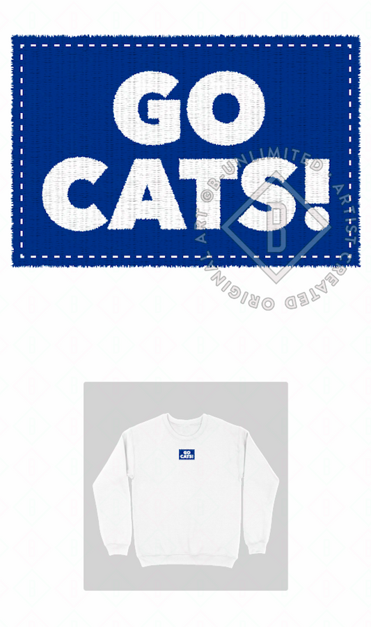 JCB Exclusive | Go Cats Patch Sweatshirt