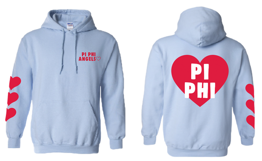 JCB EXCLUSIVE | Pi Phi Angels Heart Hoodie