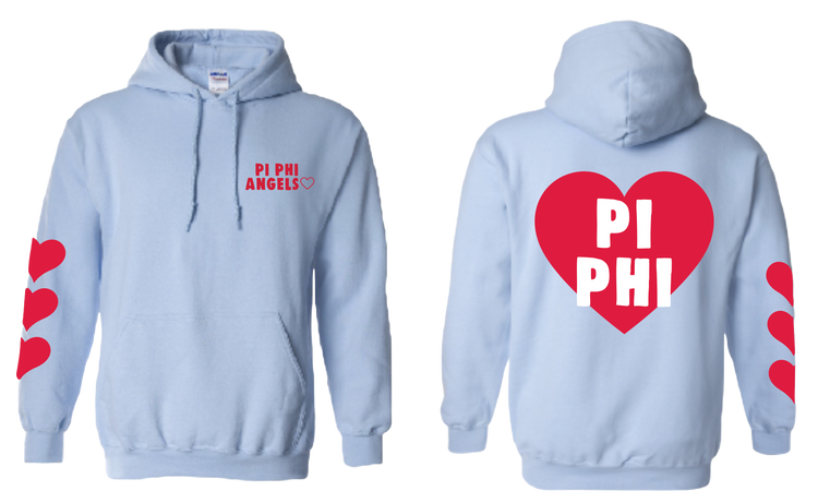 JCB EXCLUSIVE | Pi Phi Angels Heart Hoodie