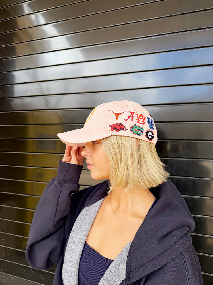 SEC Logo Hat in Pink