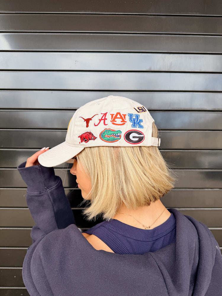 SEC Logo Hat in Khaki