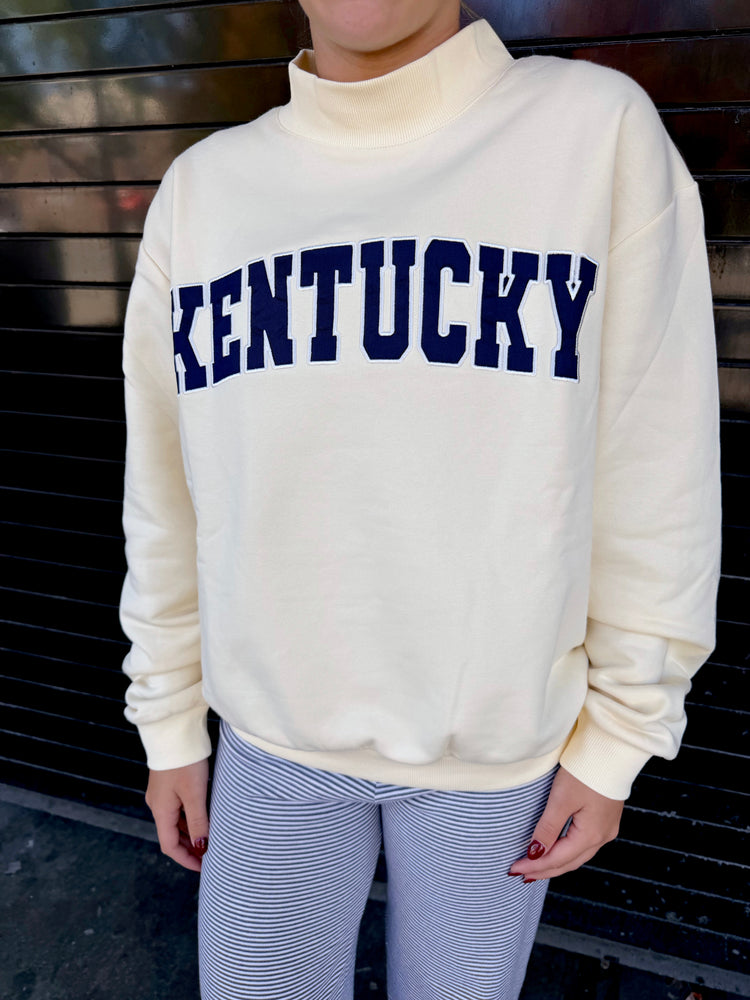 JCB Exclusive | Kentucky Mockneck Sweatshirt in Yellow