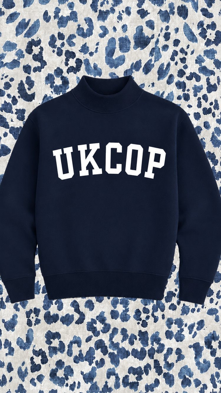 PREORDER: JCB Exclusive | UK College Of Pharmacy Mockneck Sweatshirt