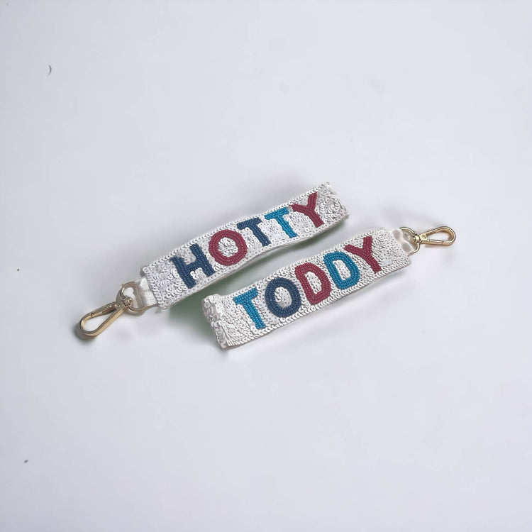 Hotty Toddy Beaded Keychain Wristlet (Multi Colored)
