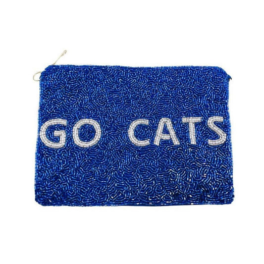 Go Cats Game Day Beaded Bag
