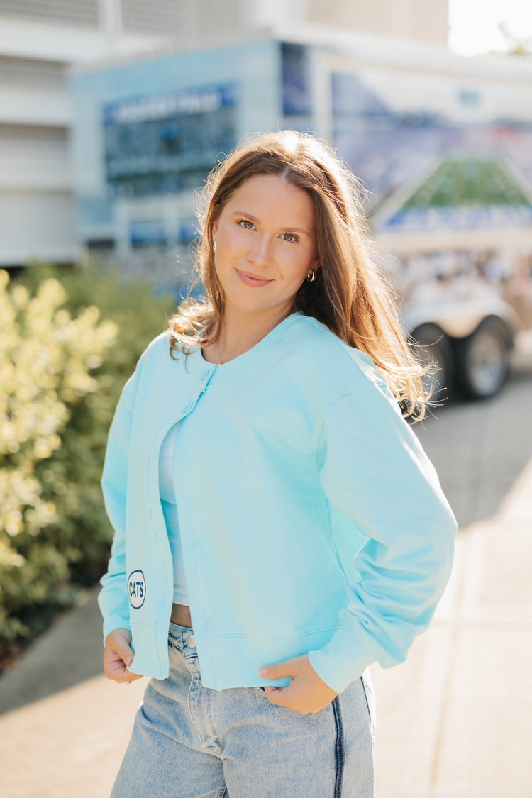 JCB Exclusive | CATS Cardigan in Turquoise